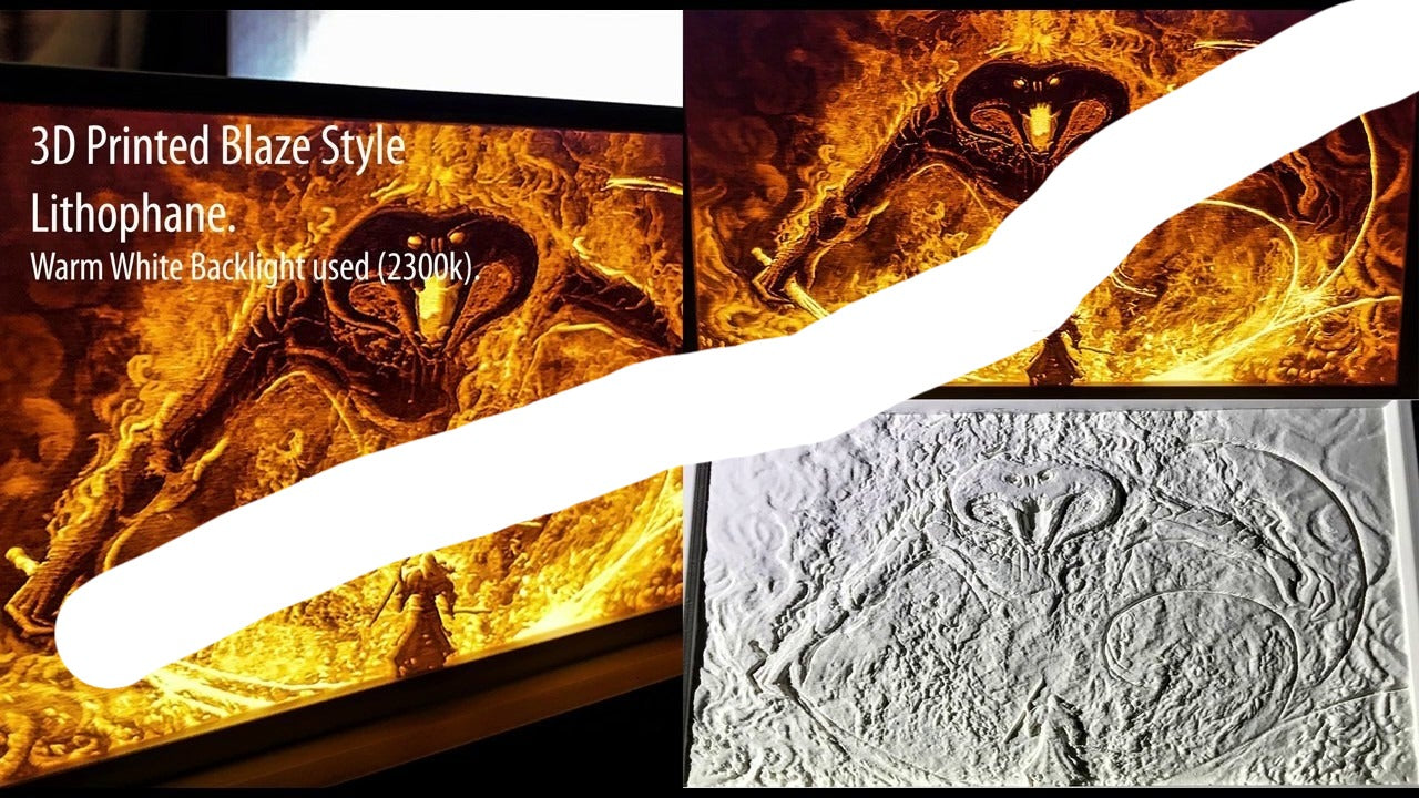 3D Printed Lithophane - test